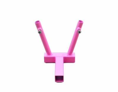 Steinjager - Steinjager Hitch Mount Dual Flag Holder-Pinky for Wrangler TJ J0050119