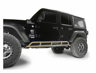 Steinjager - Steinjager Bare Knuckles Rock Sliders-Mil. Beige for Wrangler JL 4DR J0049197