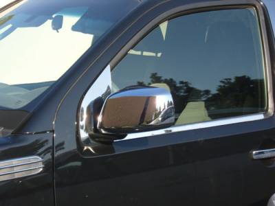 TFP - TFP 500 Outside Door Mirror Cover Trim Chrome
