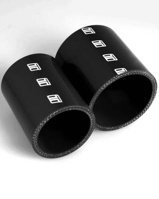 Turbosmart - Turbosmart TS-HS275075-BK Silicone Straight Cut Connector Hose 2.75" ID x 75mm