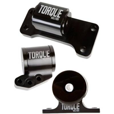 Torque Solution - Torque Solution TS-EV-125 Billet Aluminum 3 Pc Engine Mount Kit for Evo