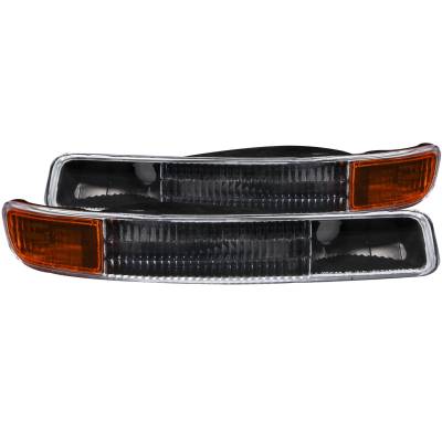 Anzo USA - Anzo USA Clear Lens Turn Signal/Parking Lights Black GMC Sierra/Yukon 511005
