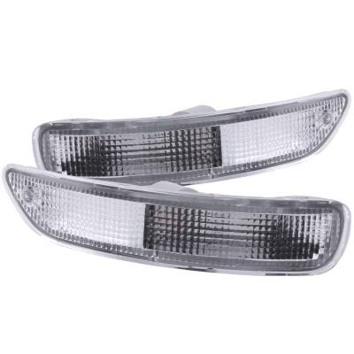 Anzo USA - Anzo USA 511017 Clear Lens Front Bumper/Turn Signal Lights for 93-97 Corolla