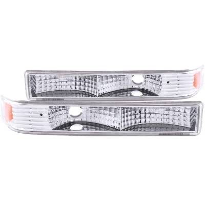 Anzo USA - Anzo USA 511038 Euro Clear Lens Turn Signal/Parking Lights for 98-04 S10/Blazer