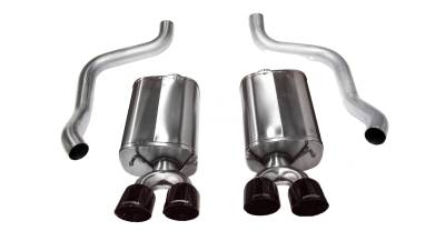Corsa Performance - Corsa Performance 14108BLK Sport Axle-Back Exhaust System for 09-13 Corvette