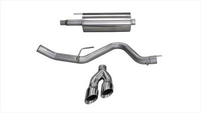 Corsa Performance - Corsa Performance 14837 Sport Cat-Back Exhaust System for 15-20 F150