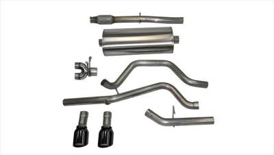 Corsa Performance - Corsa Performance 14870BLK Sport Cat-Back Exhaust System