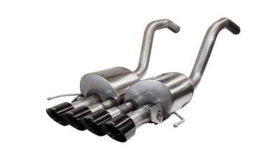 Corsa Performance - Corsa Performance 14777BLK Xtreme/Touring Axle-Back Exhaust System for Corvette