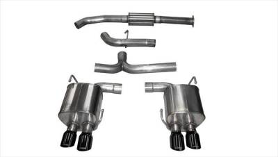 Corsa Performance - Corsa Performance 14857BLK Sport Cat-Back Exhaust System for 15-20 WRX WRX STI