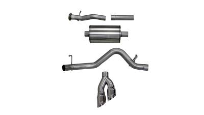 Corsa Performance - Corsa Performance 14745 Sport Cat-Back Exhaust System for 17-22 Canyon/Colorado