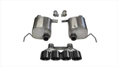 Corsa Performance - Corsa Performance 14764BLK Sport Valve Back Exhaust System for 14-19 Corvette
