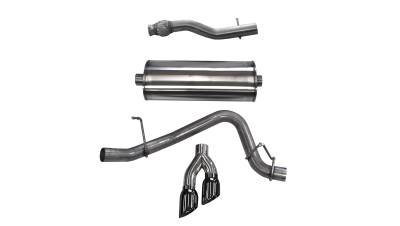 Corsa Performance - Corsa Performance 14748BLK Sport Cat-Back Exhaust System