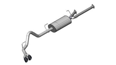 Corsa Performance - Corsa Performance 14916BLK Sport Cat-Back Exhaust System for 11-21 Tundra
