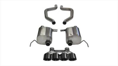 Corsa Performance - Corsa Performance 14766BLK Xtreme Axle-Back Exhaust System for 15-19 Corvette