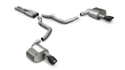 Corsa Performance - Corsa Performance 14440BLK Xtreme Cat-Back Exhaust System
