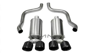 Corsa Performance - Corsa Perf. 14470BLK 2.5" Xtreme Axle-Back Exhaust System for 09-13 Corvette