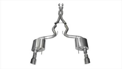 Corsa Performance - Corsa Performance 14328 Xtreme Cat-Back Exhaust System for 15-17 Mustang