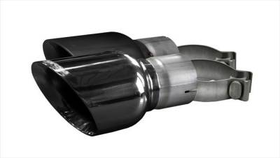 Corsa Performance - Corsa Performance 14346BLK 4.5" Single Slash Tip Kit 15-24 Mustang GT Ecoboost