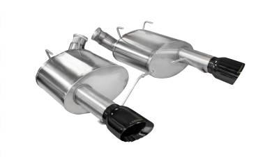 Corsa Performance - Corsa Performance 14316BLK Sport Axle-Back Exhaust System for 11-14 Mustang