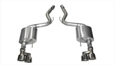 Corsa Performance - Corsa Performance 14334 Sport Axle-Back Exhaust System for 15-18 Mustang