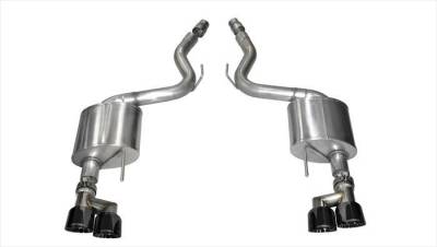 Corsa Performance - Corsa Performance 14334BLK Sport Axle-Back Exhaust System for 15-18 Mustang