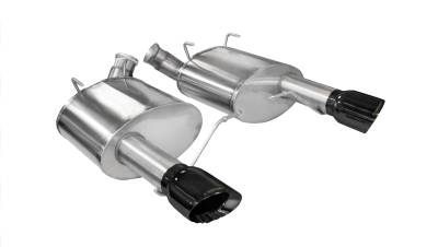 Corsa Performance - Corsa Performance 14317BLK Xtreme Axle-Back Exhaust System for 11-14 Mustang