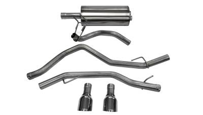 Corsa Performance - Corsa Performance 14405 Sport Cat-Back Exhaust System for 1500/Classic