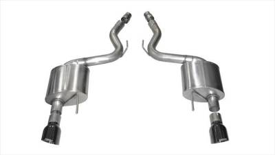 Corsa Performance - Corsa Performance 14326BLK Sport Axle-Back Exhaust System for 15-17 Mustang