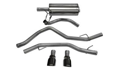 Corsa Performance - Corsa Performance 14405BLK Sport Cat-Back Exhaust System for 1500/Classic