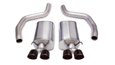 Corsa Performance - Corsa Performance 14164BLK Sport Axle-Back Exhaust System for 06-13 Corvette