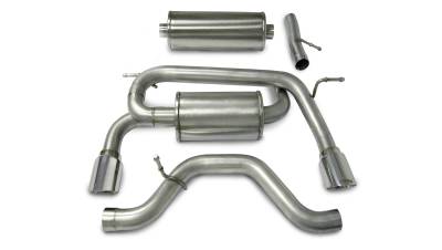 Corsa Performance - Corsa Performance 14212 Sport Cat-Back Exhaust System for 06-08 H3