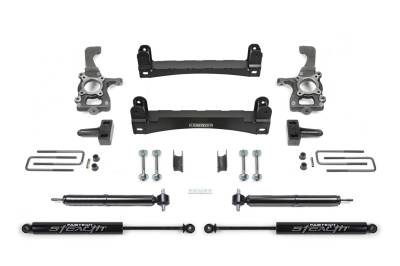 Fabtech - Fabtech K2258M 4" Basic Lift Kit w/Stealth Shocks for 15-20 Ford F150 2WD