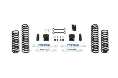 Fabtech - Fabtech K4048 Budget Lift Kit w/Shocks for 07-18 Wrangler JK