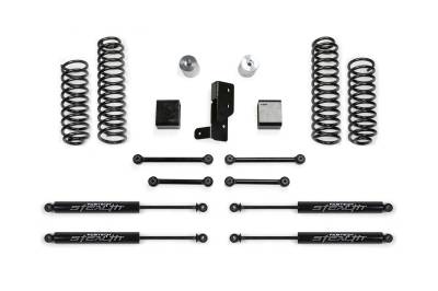 Fabtech - Fabtech K4200M Sport Lift System w/Shocks for 21 Wrangler JL