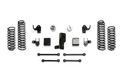 Fabtech - Fabtech K4200 Sport Lift System w/Stealth Shocks for 21 Jeep Wrangler JL 4XE 4DR