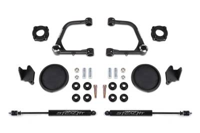 Fabtech - Fabtech K7086M 3" Uniball UCA Spacer Lift w/Rear Stealth Shocks for 22-26 Tundra