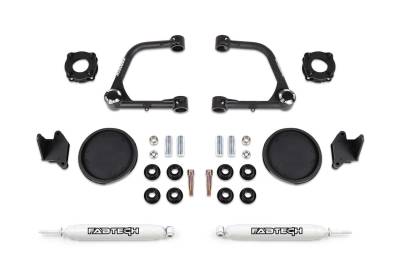 Fabtech - Fabtech K7086 3" Uniball UCA Spacer Lift Kit w/o Shocks for 22-26 Toyota Tundra