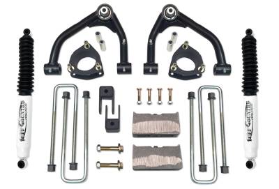 Tuff Country - Tuff Country 14167KN 4" Uni-Ball Lift Kit/UCA's Rear Shocks for 14-18 Chevy/GMC
