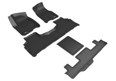 3D MAXpider - 3D MAXpider L1CH09301509 KAGU Floor Mat for 21-26 Chevy Tahoe