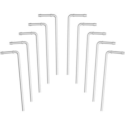 MagnaFlow Exhaust Products - MagnaFlow 10153 90-DEG Bend Barbed Performance Exhaust 0.50" 10pk