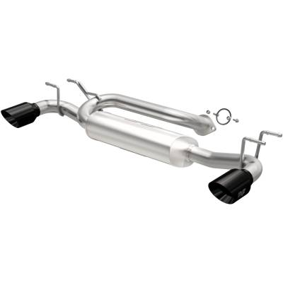 MagnaFlow Exhaust Products - MagnaFlow 19459 Street Series Black Chrome Axle-Back System for 19-24 Mazda 3
