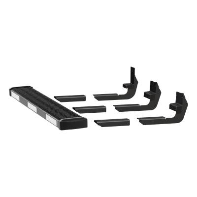 LUVERNE - LUVERNE 415254-401727-0 Grip Step 7" x 54" Running Board Fleet Kit for E-Transit