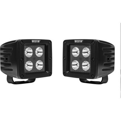Westin - Westin 09-12205A-PR HyperQ B-FORCE 5W LED Chips Auxiliary Lights Spot Beam