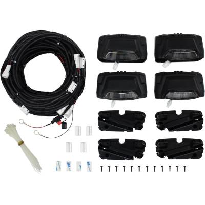 Westin - Westin 28-51003 R5 LED Lighted End Caps & Wiring Harness Black