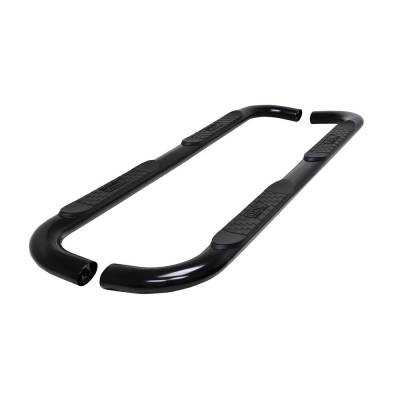 Westin - Westin 21-4125 4" Platinum Oval Nerf Bars for 19-25 Silverado/Sierra Dbl Cab Blk