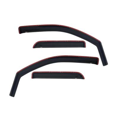 Westin - Westin 72-35403 Wind Deflector 4pc for 09-25 Rm 1500/2500/3500 Quad Cab