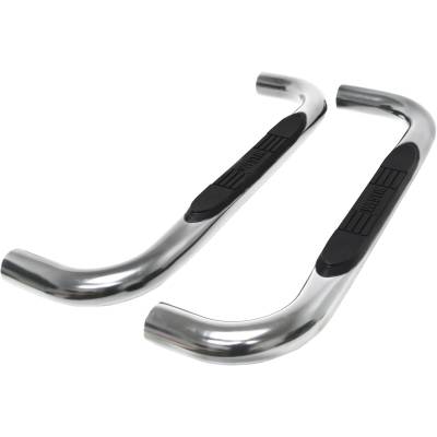 Westin - Westin 23-4110 Polished E-Series 3" Nerf Bars 19-25 Silverado/Sierra 1500 Std