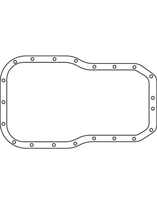 Cometic Gasket Automotive - Cometic C4817-062 Oil Pan Gasket for Select Toyota 2S 3S/5S Engines