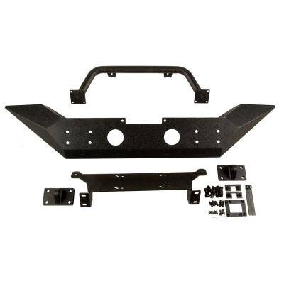 Rugged Ridge - Rugged Ridge 11548.01 Spartan Bumper Front High Clearance Ends Overrider 07-18 J
