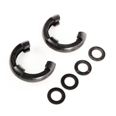 Rugged Ridge - ORV Suspension 11235.30 D-Ring Shackle Isolator Kit Black 3/4" Pair